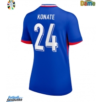 Frankrike Ibrahima Konate #24 Hjemmedrakt Dame EM 2024 Kortermet